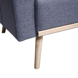 Easton - Fabric Chair With USB Charging Ports Pockets And Pillows