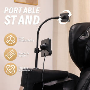 Massage Chair Recliner With Zero Gravity And Full Body Air Pressure - Black