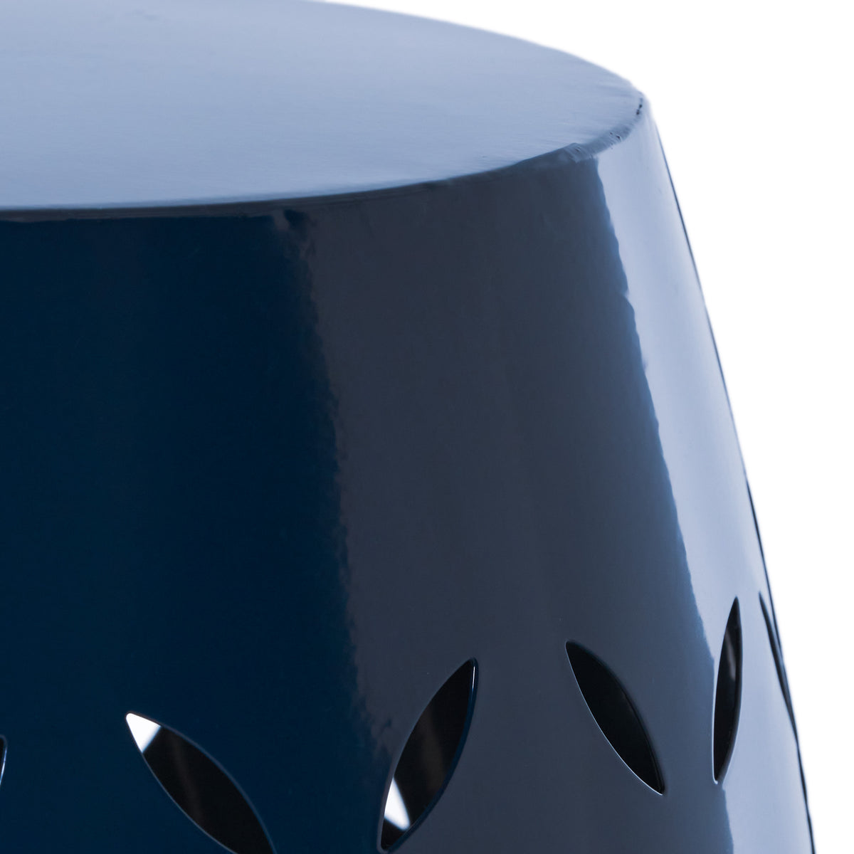 Lilac 12" Metal Outdoor Side Table