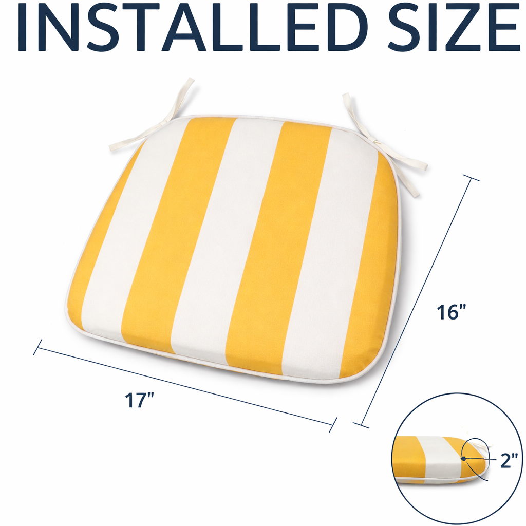 Outdoor Patio Chair Cushions Set of 4
