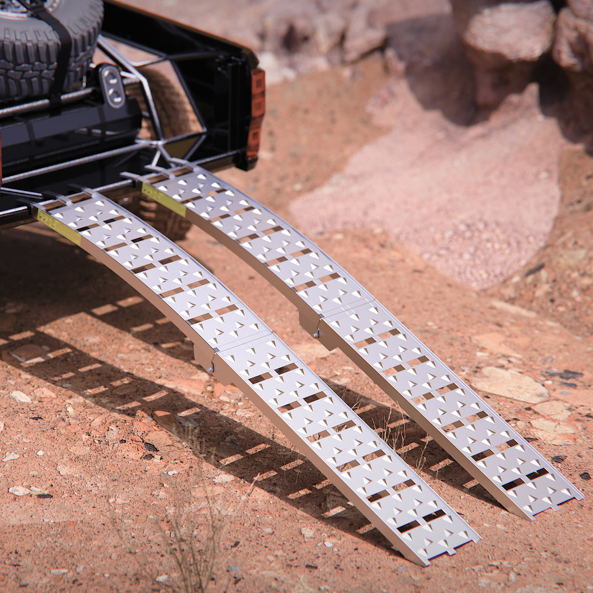 7.5FT Heavy Duty Aluminum Loading Ramp Set for Pickup Truck Beds