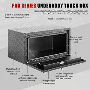 Pro Series - Underbody Truck Tool Box Waterproof Storage Chest