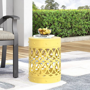 Outdoor Metal Large End Table, Modern Design - Best Buy Furniture