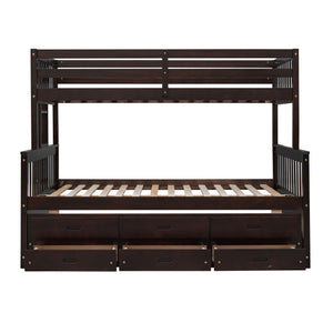 Bunk Bed With Twin Size Trundle And Drawers