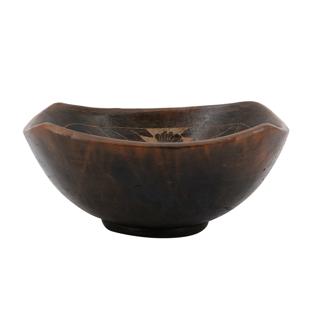 Artisanal Terracotta Decorative Bowl