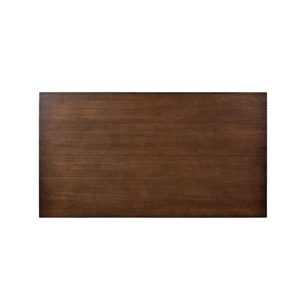 Whitmore 72-Inch Trestle Dining Table, Dark Brown Reclaimed Pine