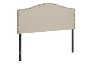 Full Size, Bed Headboard Only, Upholstered, Transitional - Beige - Best Buy Furniture