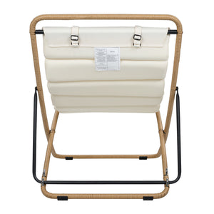Outdoor Folding Chair With Adjustable Backrest (Set of 2)
