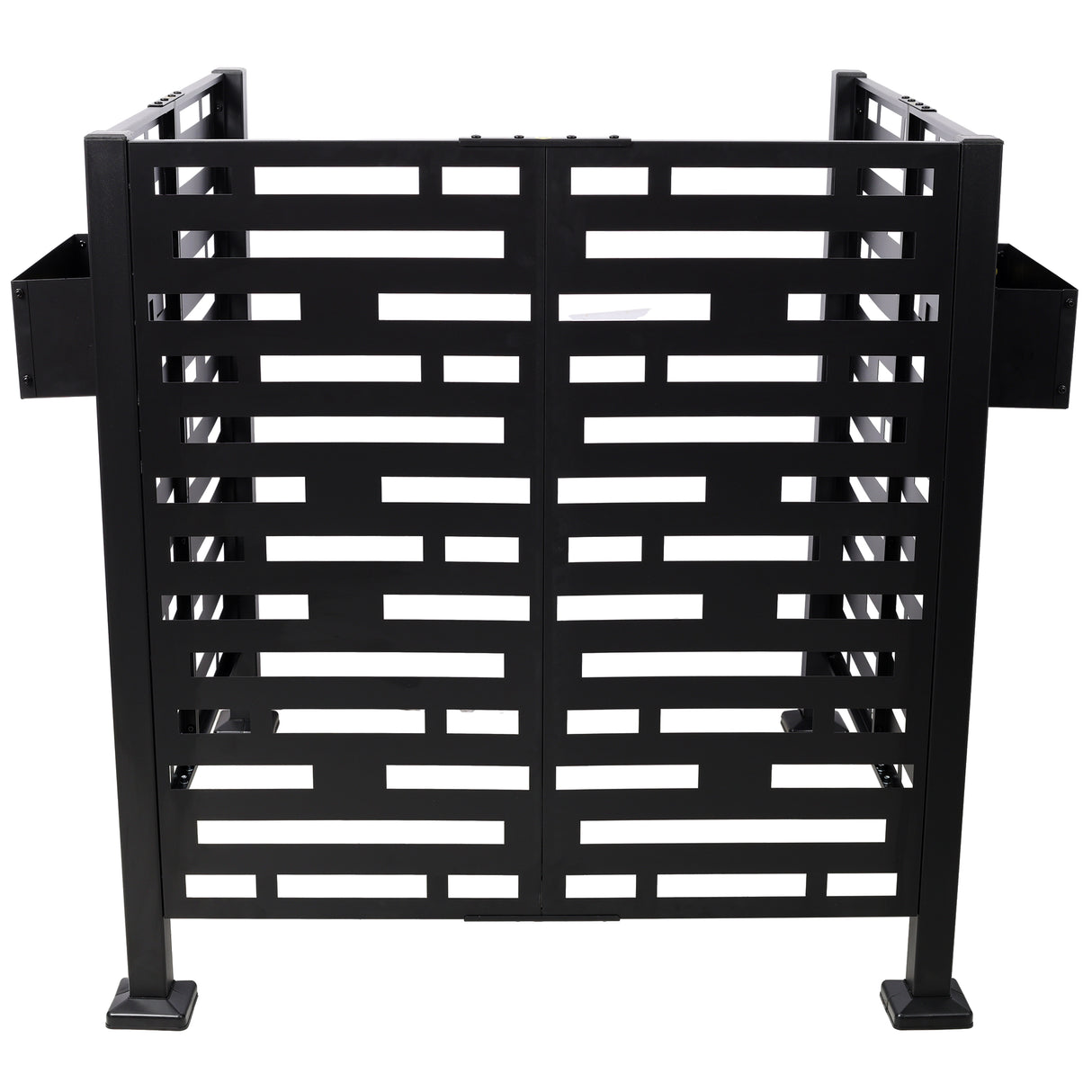 3.5x3.5FT Metal Air Conditioner Privacy Fence with Planter Boxes