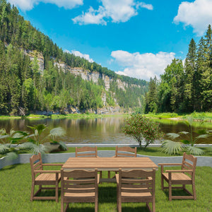 Patio Dining Chair with Armset Set of 2 - HIPS Material