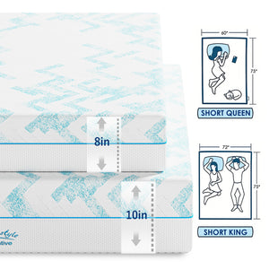 8-Inch RV Latex Memory Foam Mattress