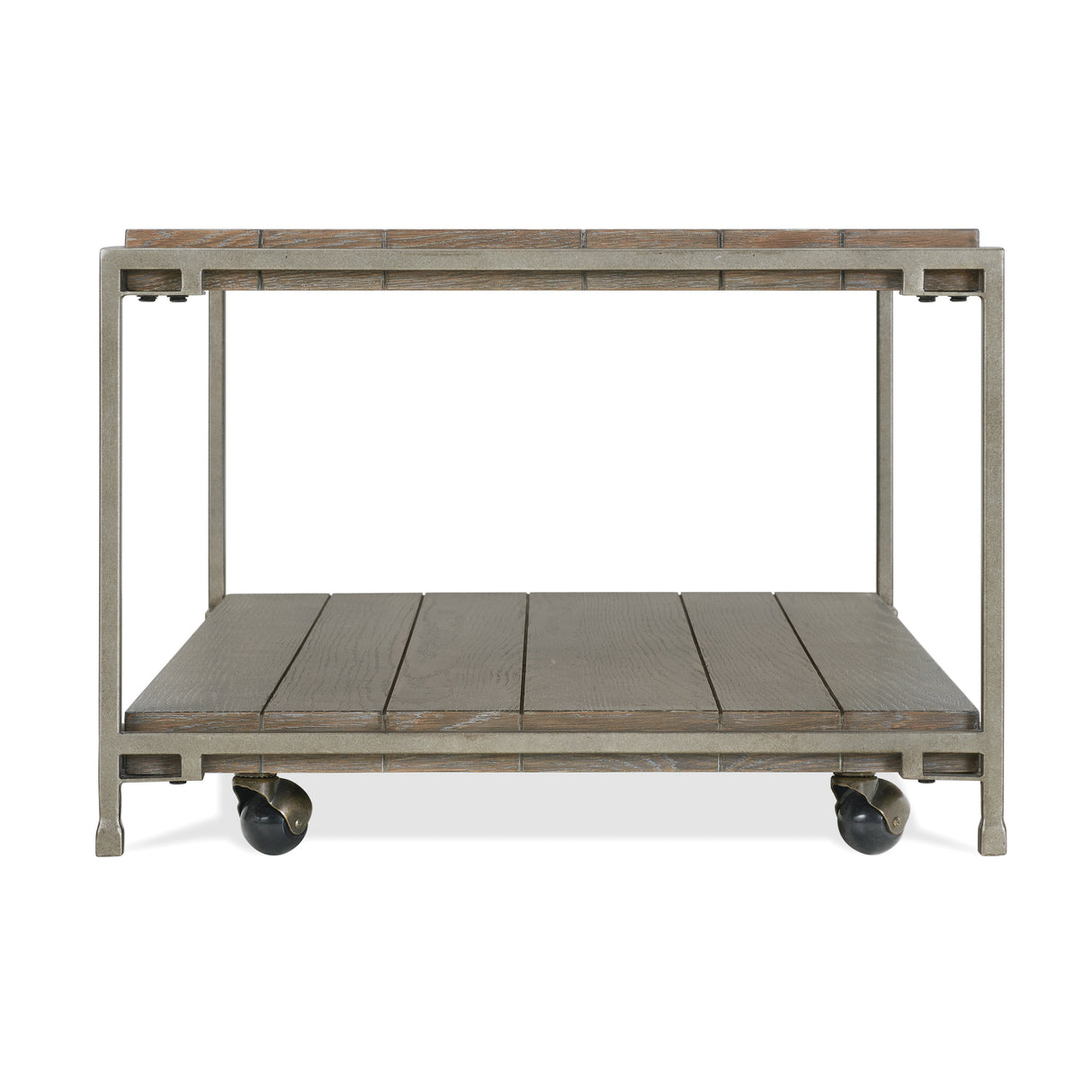 Corbeta 3-Piece Metal Frame Wood Living Room Coffee Table Set