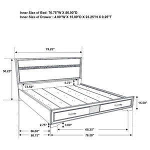 Corbin - Glittering Bedroom Set