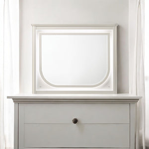 Laveda - Mirror With LED - White - Best Buy Furniture
