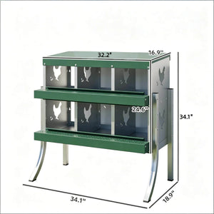 Outdoor Egg Laying Boxes, Metal Nesting Boxes, Chicken Nesting Boxes