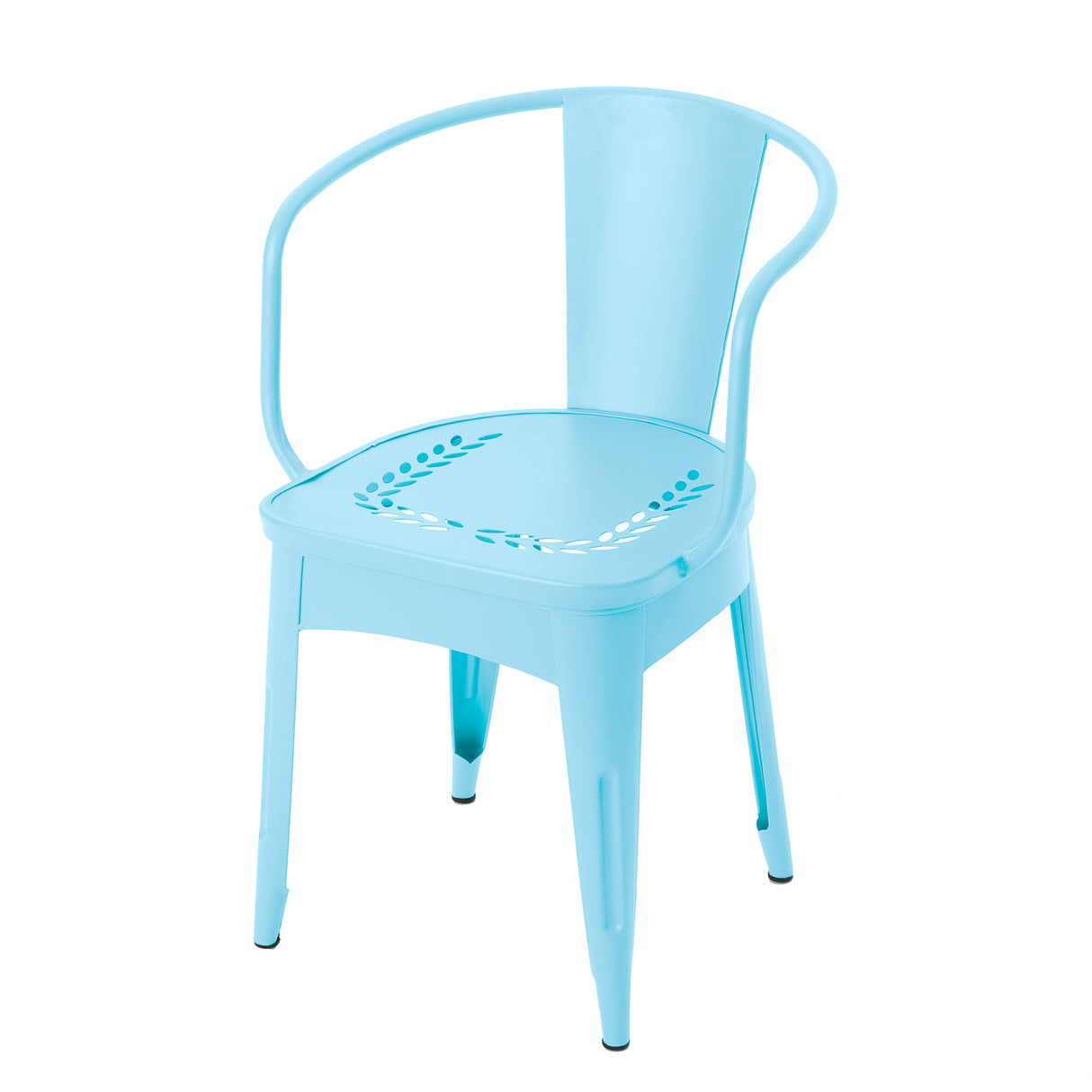 Lourdes 3 PC KD Metal Patio Furniture Set - Matte