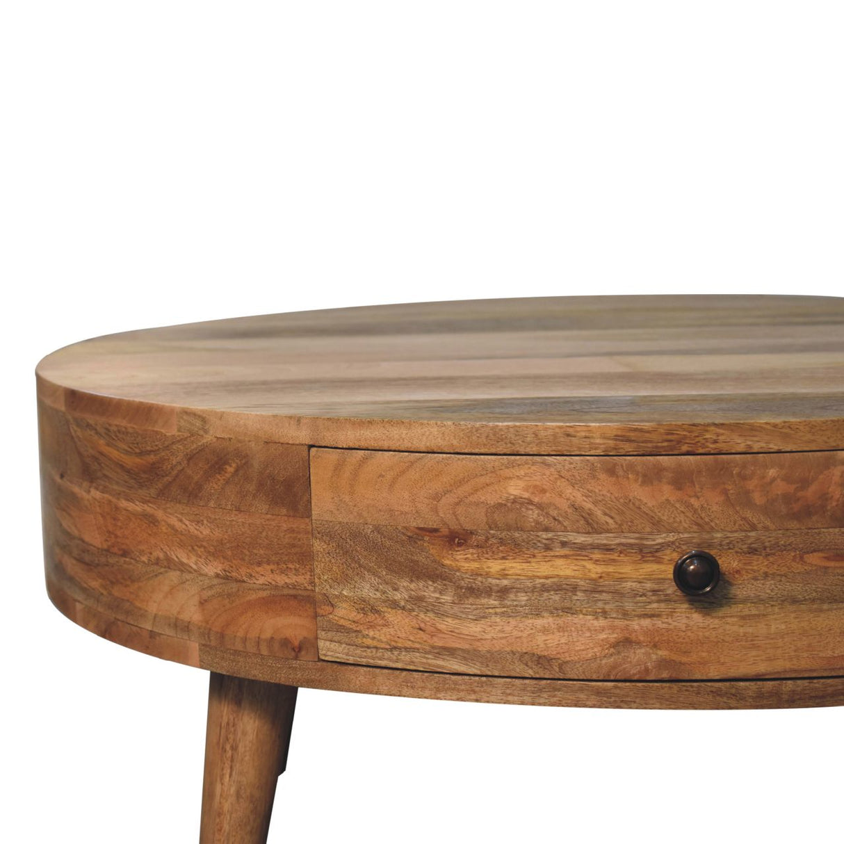 Solid Wood Odyssey Coffee Table, 2-Drawers, Oak-ish