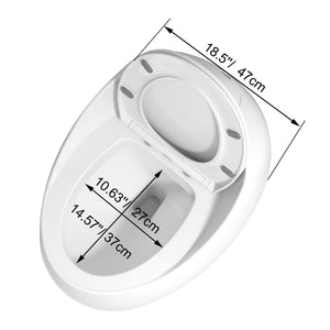 Modern Egg Shape Toilet 1.28 Gpf Single Flush Ceramic