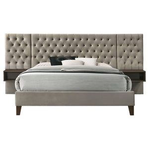 Kiah - Platform Bed With Floating Nightstands