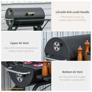 30" Portable Charcoal BBQ Grill