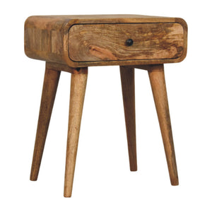 Solid Wood Avora Nightstand with 1-Drawer, Oak-ish