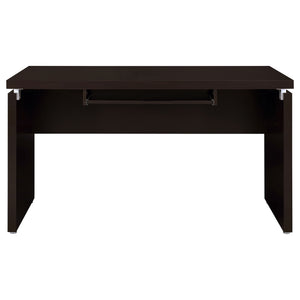 Ulloa - L Shaped Office Desk With Slide Out Keyboard Tray And Storage Drawers - Cappuccino