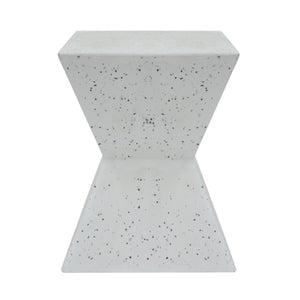 14.75" Lightweight Concrete Outdoor Accent Table