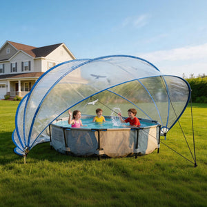 16.4ft Ground-Mounted Retractable Pool Cover