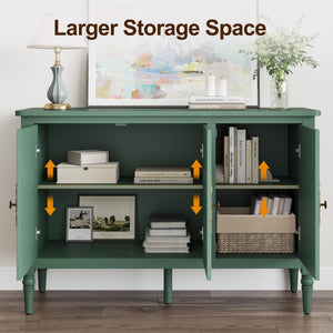 Mid-Century 3-Door Buffet Cabinet