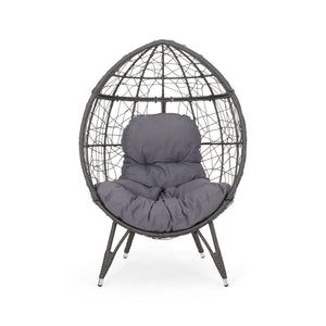 Cosmos - Round Hammered Iron Teardrop Chair