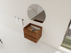24" Wall-Mounted Bathroom Vanity