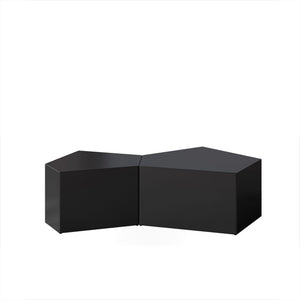 Irregular Pentagon Nesting Coffee Table Set
