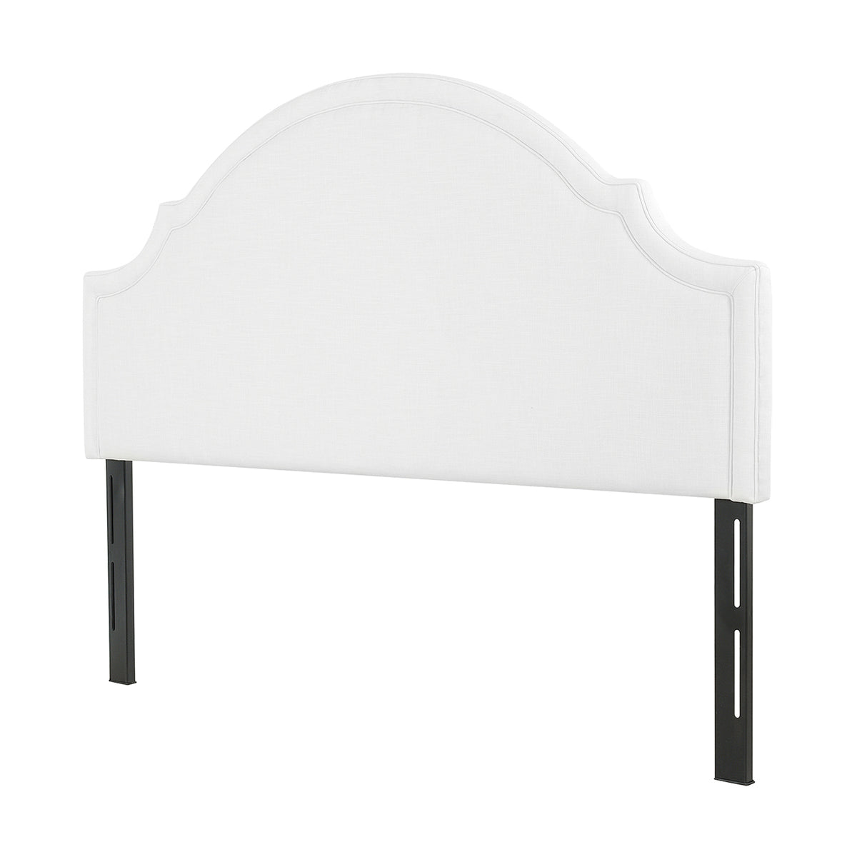 Catherine Upholstered King Headboard, Antique