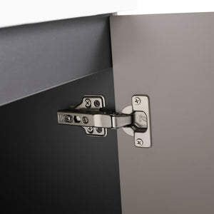 Contemporary Freestanding Bathroom Vanity With Resin Sink & Soft-Close Cabinet Doors