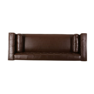 Contemporary 3 Seater Sofa With Tufted Design
