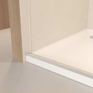 Frameless Sliding Bathtub Door With Frame