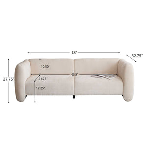Tonson - 3 Seater Sofa, Wave Design