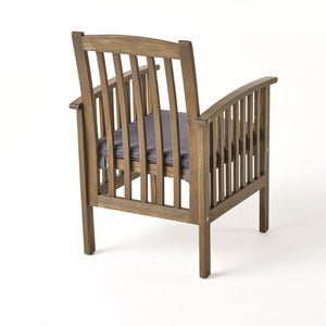 7 Pieces Acacia Wood Outdoor Dining Set