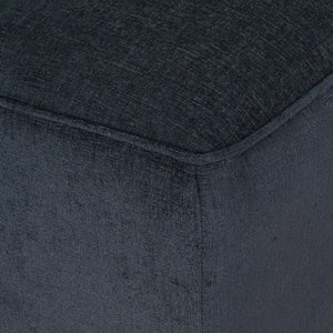 Upholstered Chaise Lounge With Scroll Arms, Turned Legs And 2 Pillows