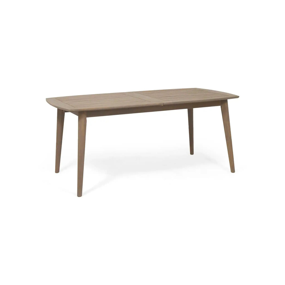 Placidity - Outdoor Expandable Dining Table With Slatted Tabletop And Tapered Legs - Best Buy Furniture