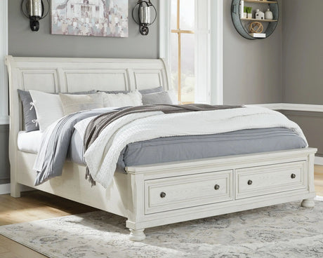 Robbinsdale - Sleigh Bed - Best Buy Furniture