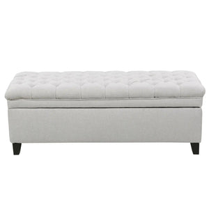 Juliana - Storage Ottoman With Birch Legs - Best Buy Furniture