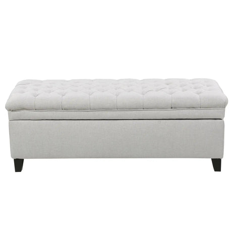 Juliana - Storage Ottoman With Birch Legs - Best Buy Furniture