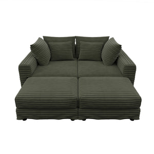 Modern Comfy Upholstered Sofa Cloud Couch & Deep Seat Couches