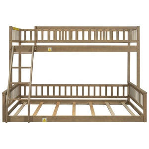 Bunk Bed With Ladder And Guardrails