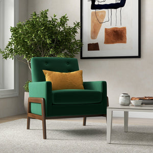 Cole - Solid Wood Lounge Chair