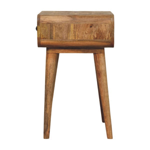 Solid Wood Avora Nightstand with 1-Drawer, Oak-ish