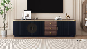 Vibe Haus 70.8'' Modern Minimalist TV Stand for TVs up to 80 Inches