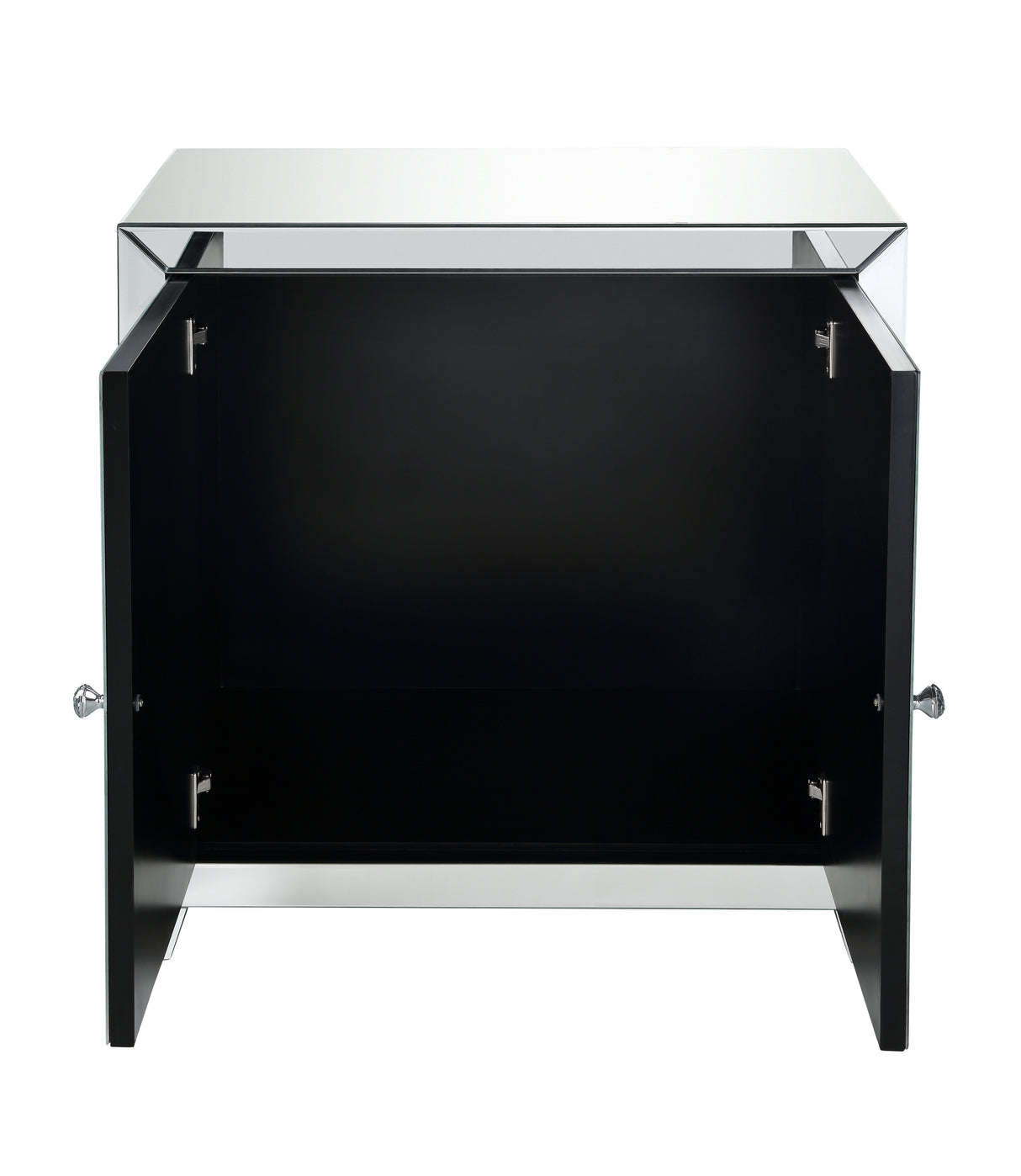 Noralie Mirrored & Faux Diamonds Console Cabinet