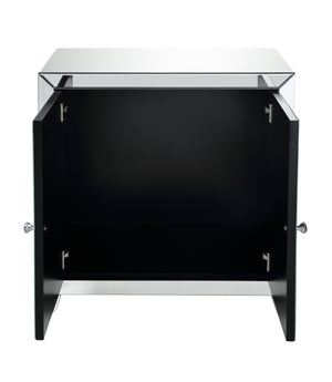 Noralie Mirrored & Faux Diamonds Console Cabinet